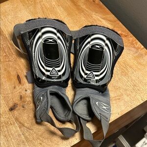 Xara Brand Child’s Shin Guards - Elastic Foot Strap and Velcro Locking Mechanism